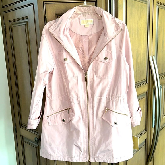 Michael Kors Spring Hooded Blush Jacket